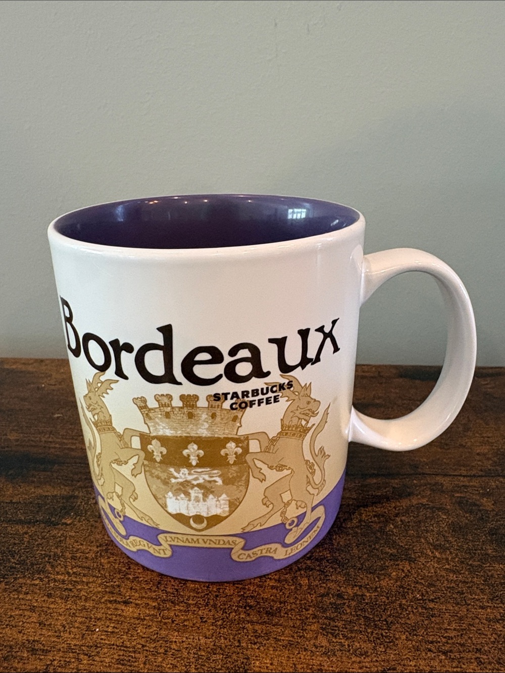Starbucks 2015 Bordeaux 16oz Mug City Traveller Coffee Cup France